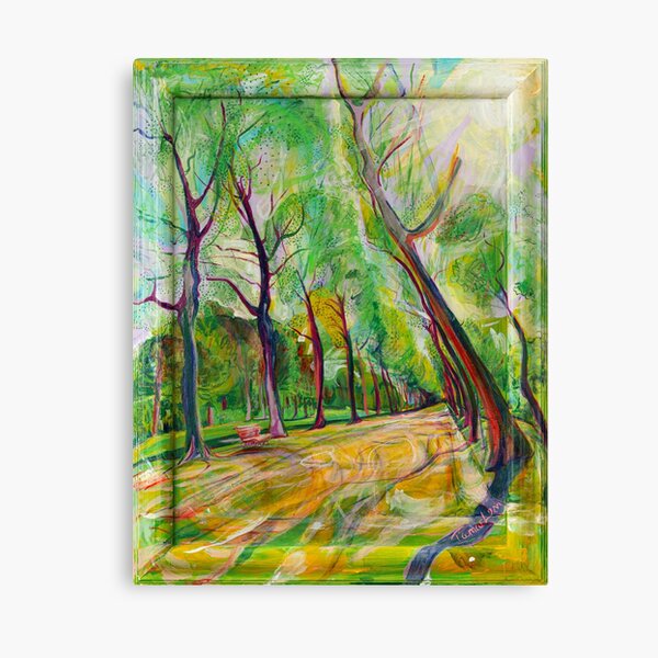Parc du Cinquantenaire, Spring, Belgium Canvas Print