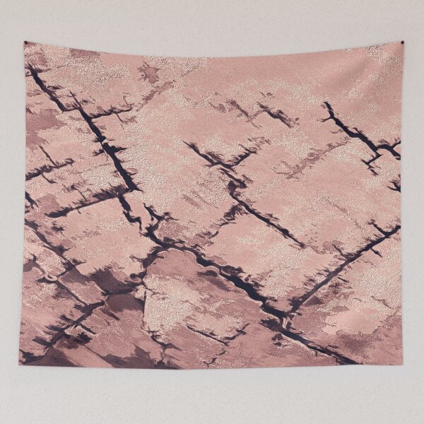 Item preview, Rose gold cracked wall designed and sold by SulkaCreative.