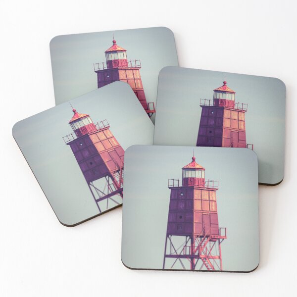 Item preview, Red Metal Lighthouse Racine Wisconsin designed and sold by Enzwell.