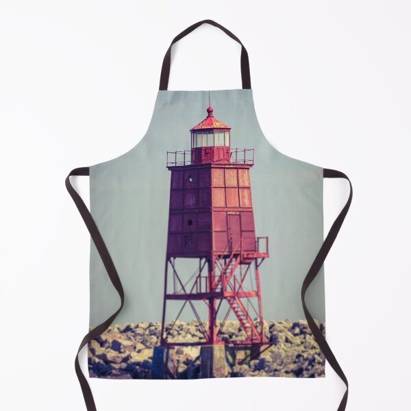 Item preview, Red Metal Lighthouse Racine Wisconsin designed and sold by Enzwell.