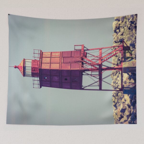 Item preview, Red Metal Lighthouse Racine Wisconsin designed and sold by Enzwell.