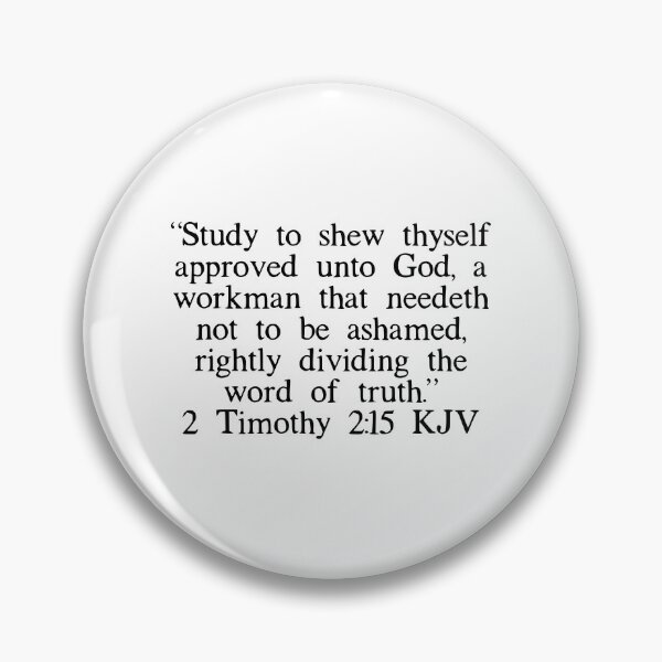 Item preview, 2 Timothy 2:15 KJV designed and sold by IBMClothing.