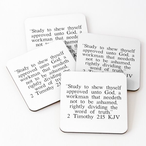 Item preview, 2 Timothy 2:15 KJV designed and sold by IBMClothing.