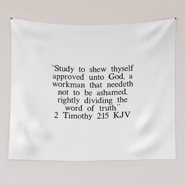Item preview, 2 Timothy 2:15 KJV designed and sold by IBMClothing.