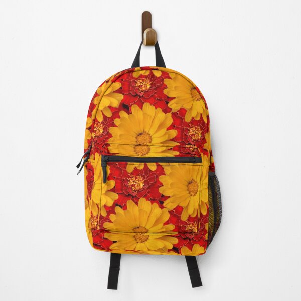 Item preview, A Medley of Red and Yellow Marigolds designed and sold by walkswithnature.