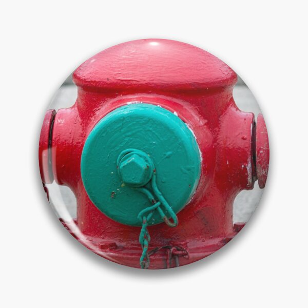 Item preview, Red Traverse City Iron Works Smooth Hydrant designed and sold by Enzwell.