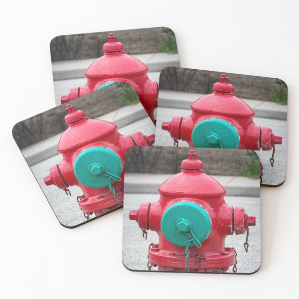 Item preview, Red Traverse City Iron Works Smooth Hydrant designed and sold by Enzwell.