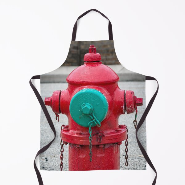 Item preview, Red Traverse City Iron Works Smooth Hydrant designed and sold by Enzwell.