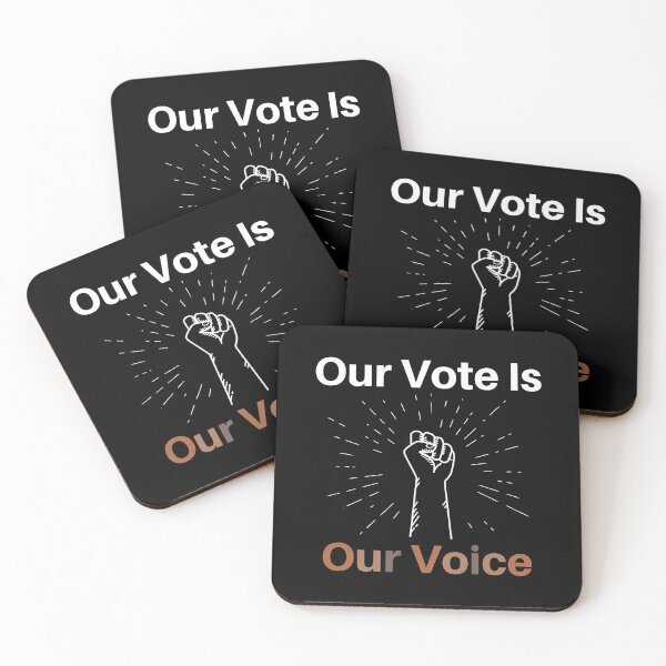 Item preview, Our Vote is Our Voice designed and sold by KammilDesigns.