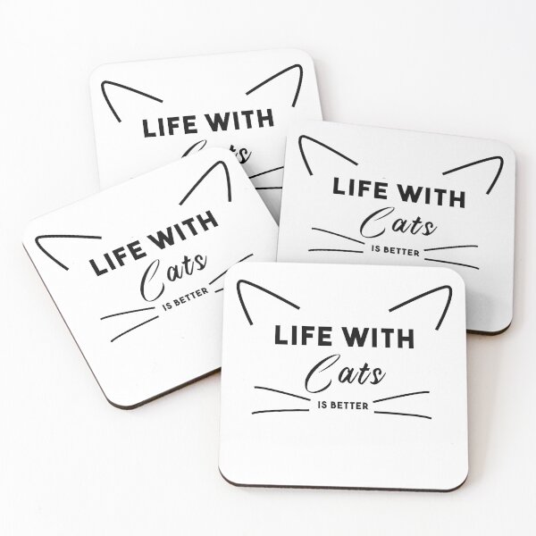 Item preview, Life is better with a cat designed and sold by StarsPower.