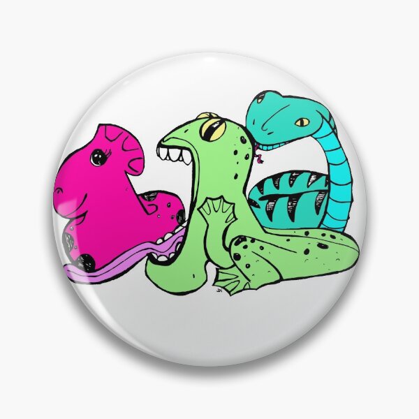 Item preview, Floatie, Toadie, Screamy, Snakey designed and sold by jenisforlove.