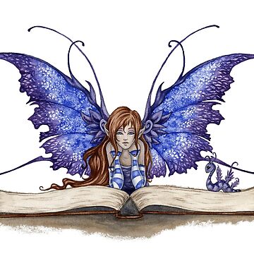 Artwork thumbnail, Bookworm Book Fairy by AmyBrownArt