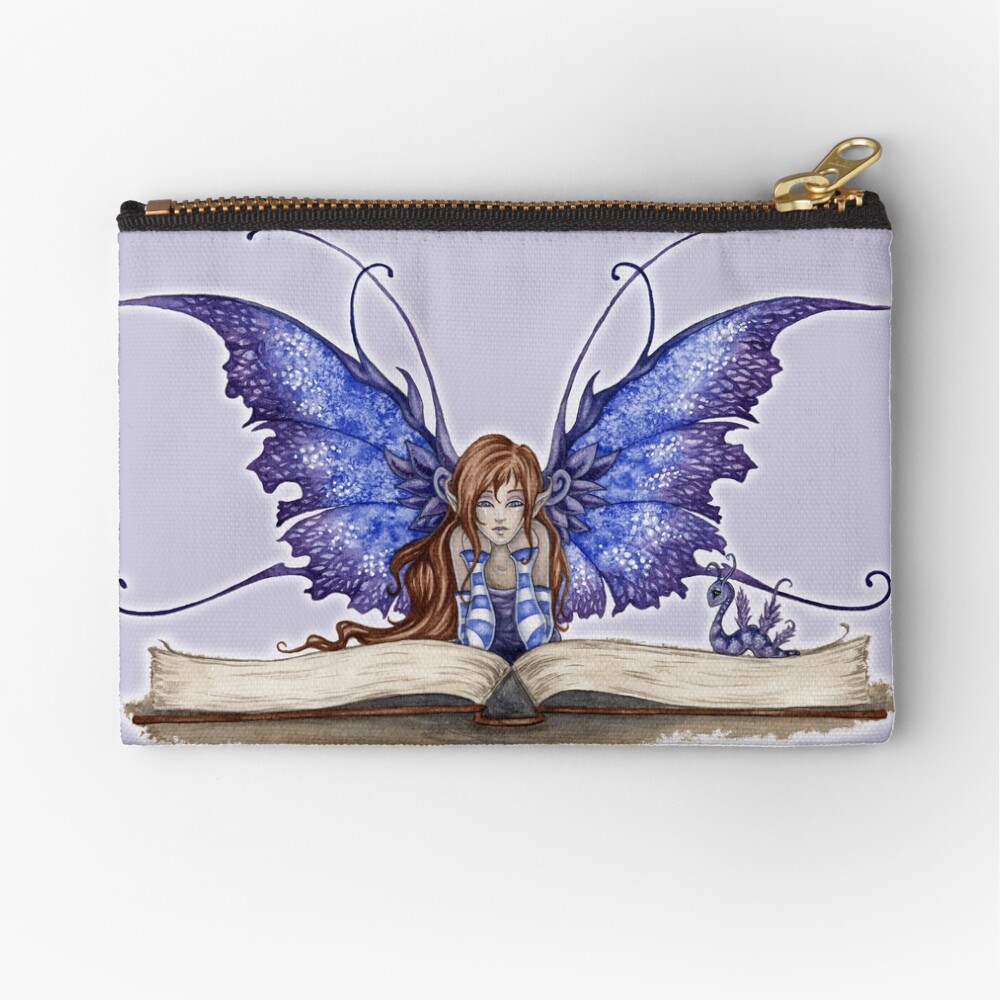 Book Worm Zipper Pouch
