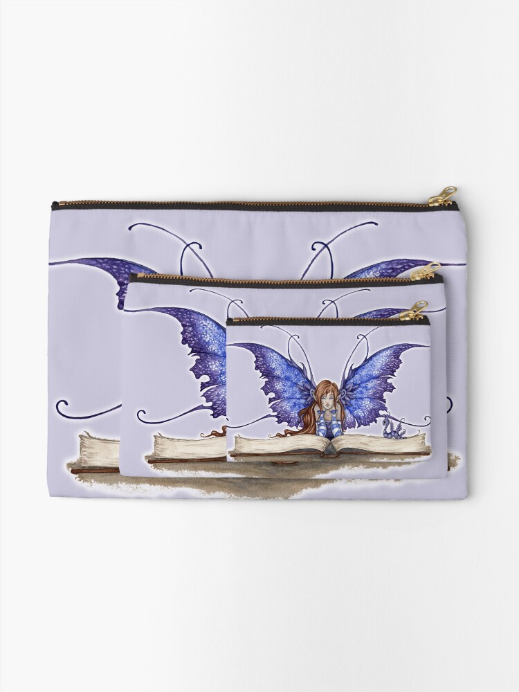 Alternate view of Book Worm Zipper Pouch