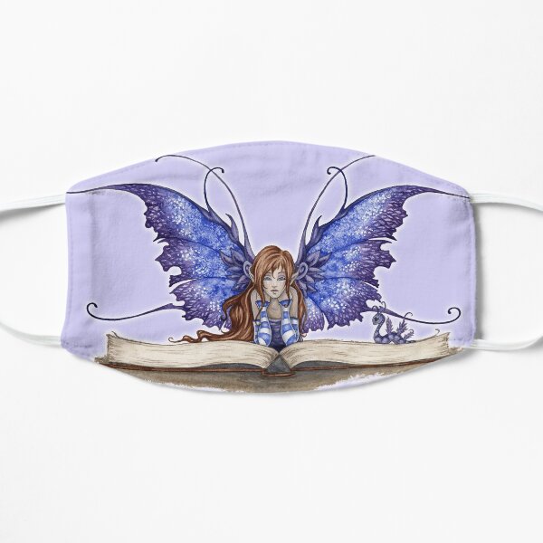 Bookworm Book Fairy Flat Mask