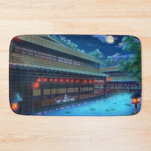 Item preview, Beautiful Japanese Fantasy House In Night designed and sold by Vector Scout Lab.