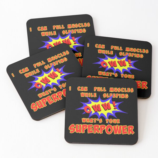 Item preview, I Can Pull Muscles in My Sleep What's Your Superpower designed and sold by Mindsofcreation.