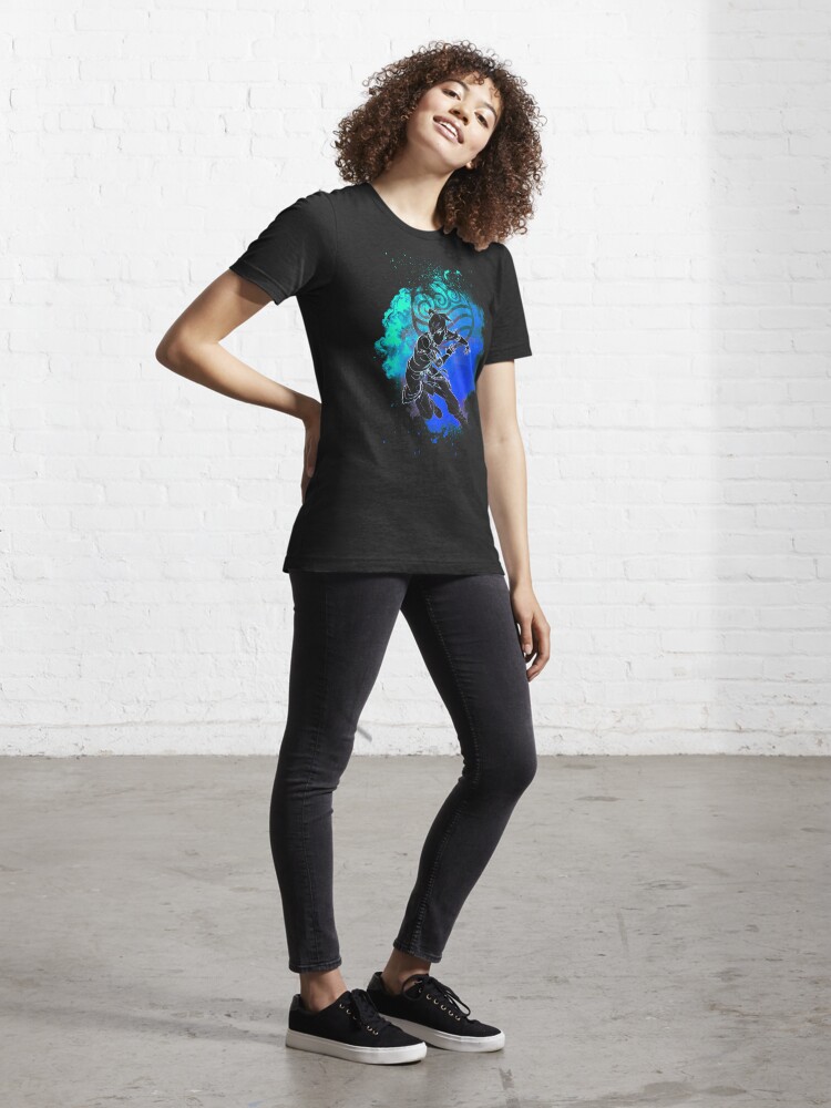 Thumbnail 4 of 7, Essential T-Shirt, Soul of the Waterbending designed and sold by Donnie Art.