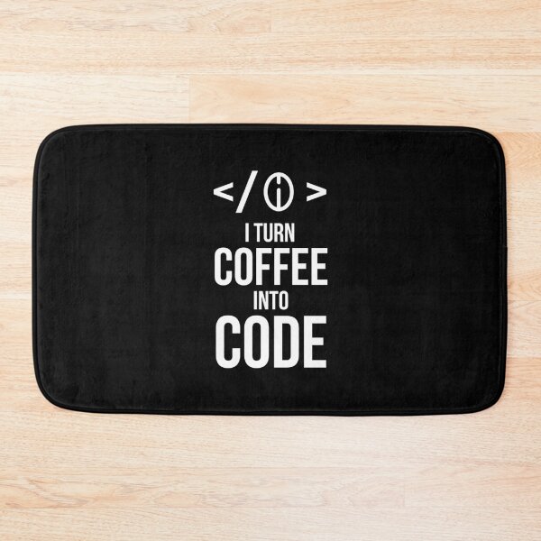 Item preview, I Turn Coffee Into Code designed and sold by AbraFero.