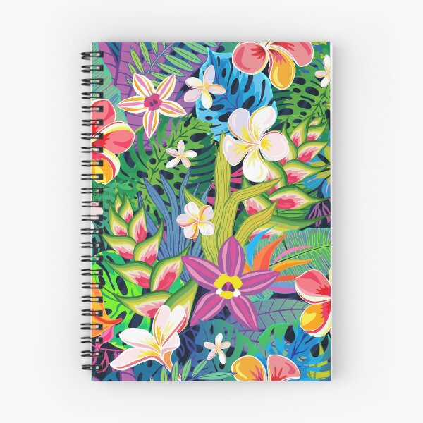 Item preview, Colorful Tropical Summer Flowers designed and sold by Vector Scout Lab.