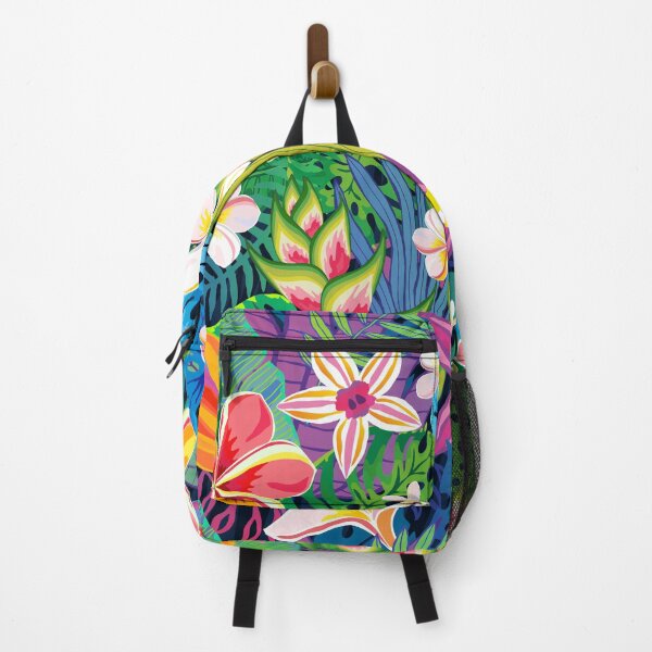 Item preview, Colorful Tropical Summer Flowers designed and sold by Vector Scout Lab.