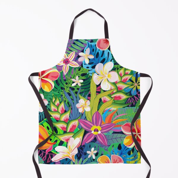 Item preview, Colorful Tropical Summer Flowers designed and sold by Vector Scout Lab.