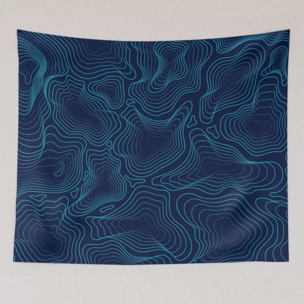 Item preview, Topographic Lines designed and sold by Vector Scout Lab.