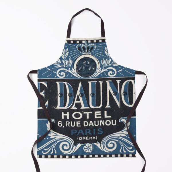 Item preview, France – Paris – Daunou – Vintage Luggage Label  designed and sold by imageresource.