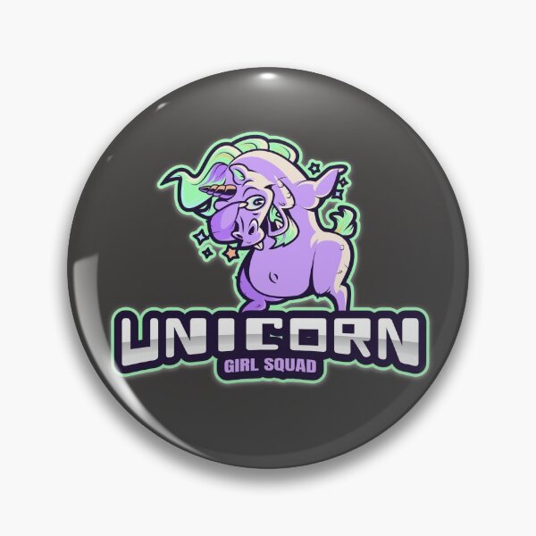 Item preview, Unicorn Girl Squad tribe glitter sparkle dab purple neon designed and sold by Joanna Durkin.