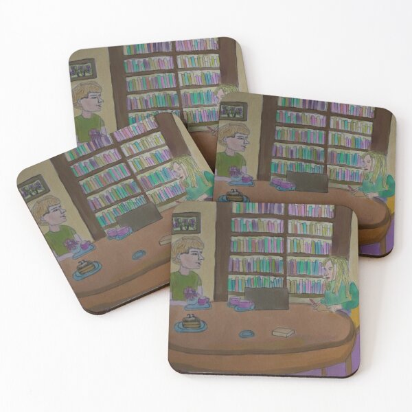 Item preview, Tea meeting in library designed and sold by MartaTerkiewicz.