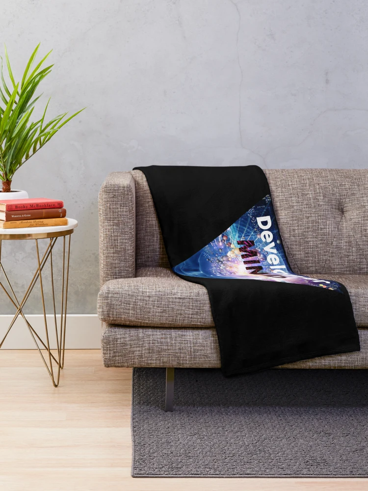 Thumbnail 2 of 6, Throw Blanket, Developer mind - Software Developer - Full Stack Developer designed and sold by sweetlord.