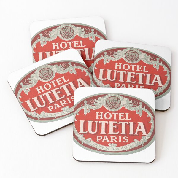 Item preview, France - Paris - Lutetia - Vintage Luggage Label  designed and sold by imageresource.