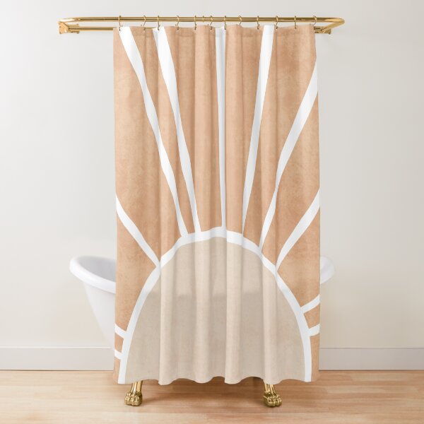 Warm pastel sunshine Shower Curtain