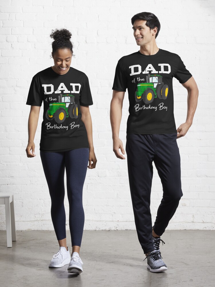 Dad Of The Birthday Boy Shirt Tractor T-Shirt Farm Party Tee Dad Of The Birthday Boy Shirt Tractor T-Shirt Farm Party Tee