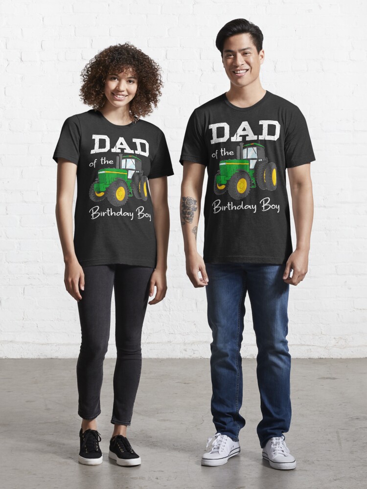 Dad Of The Birthday Boy Shirt Tractor T-Shirt Farm Party Tee Dad Of The Birthday Boy Shirt Tractor T-Shirt Farm Party Tee