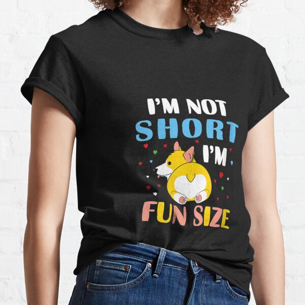 1Tee Womens Loose Fit I/'m Not Fat I/'m Funsize Unicorn T-Shirt