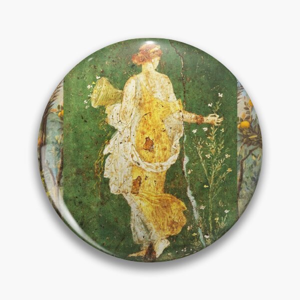 Item preview, FLORA,POMPEII ,ANTIQUE ROMAN WALL PAINTINGS Flower Garden Flying Birds ,Quince and Apple Trees  designed and sold by BulganLumini.