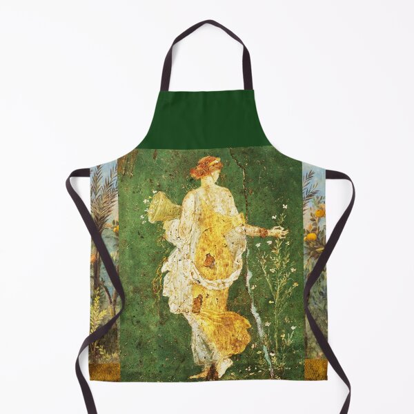 Item preview, FLORA,POMPEII ,ANTIQUE ROMAN WALL PAINTINGS Flower Garden Flying Birds ,Quince and Apple Trees designed and sold by BulganLumini.
