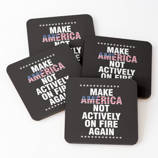 Item preview, make america not actively on fire again designed and sold by Majesticoo.