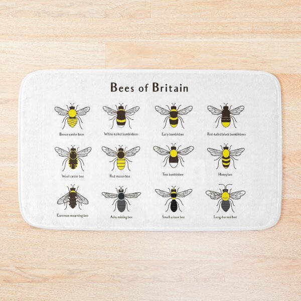 Item preview, Bees of Britain designed and sold by thelake-goose.
