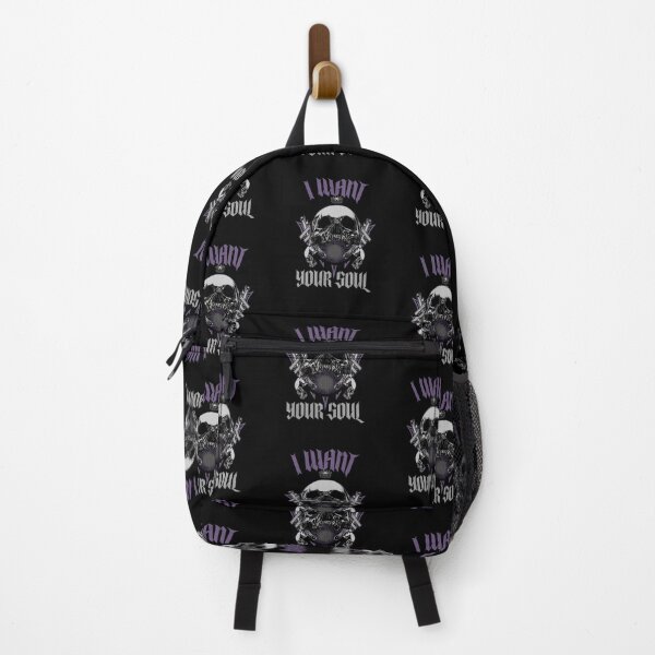 Item preview, Gothic Halloween Skull I Want Your Soul designed and sold by aronia.