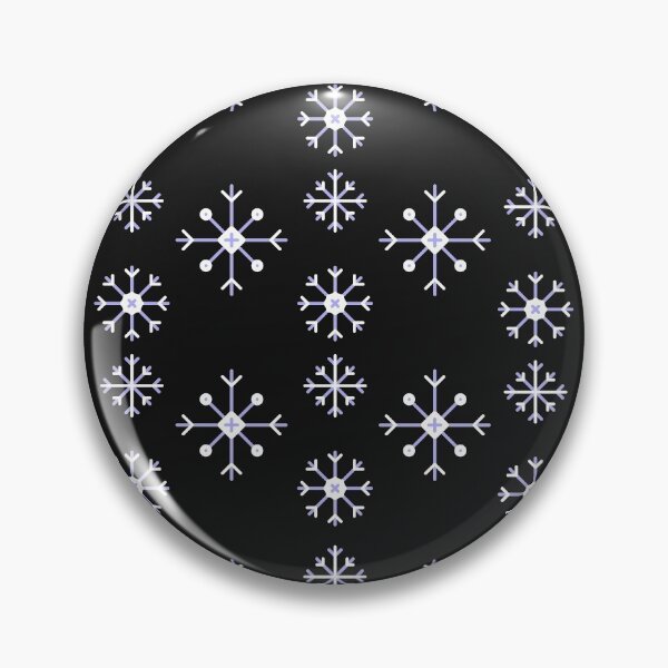 Item preview, snowflakes black and white pattern  designed and sold by Delicarte.