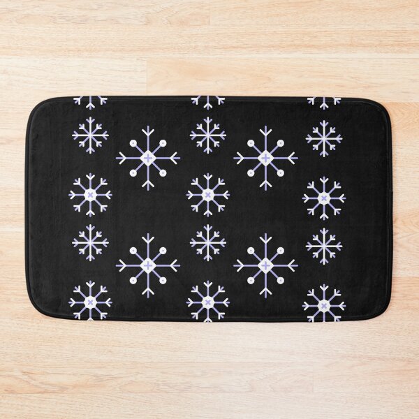 Item preview, snowflakes black and white pattern  designed and sold by Delicarte.