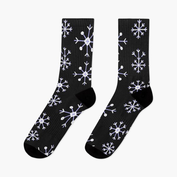 Item preview, snowflakes black and white pattern  designed and sold by Delicarte.