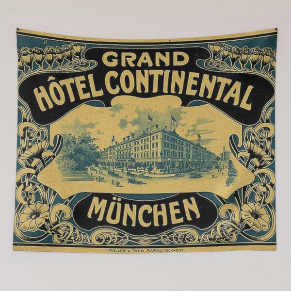 Item preview, Germany - Munchen - Continental - Vintage Luggage Label  designed and sold by imageresource.