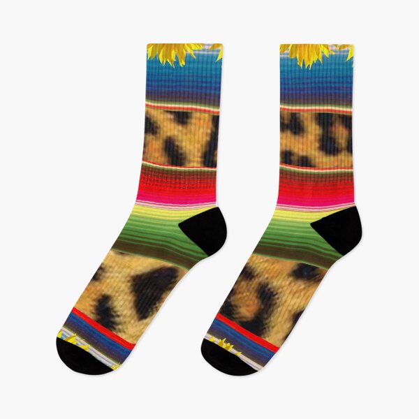 Item preview, Beautiful Mexican Serape Leopard Print and Sunflowers designed and sold by redodaha.