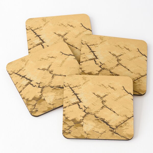 Item preview, Golden cracked wall designed and sold by SulkaCreative.
