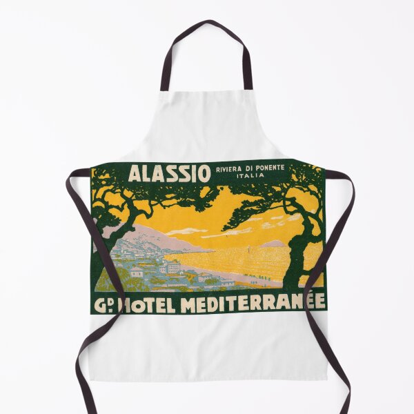 Item preview, Italy - Alassio - Mediterranee - Vintage Luggage Label designed and sold by imageresource.