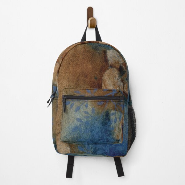 Item preview, Moody Blue and Earthen Leaves in Watercolor designed and sold by Kelly Roy.