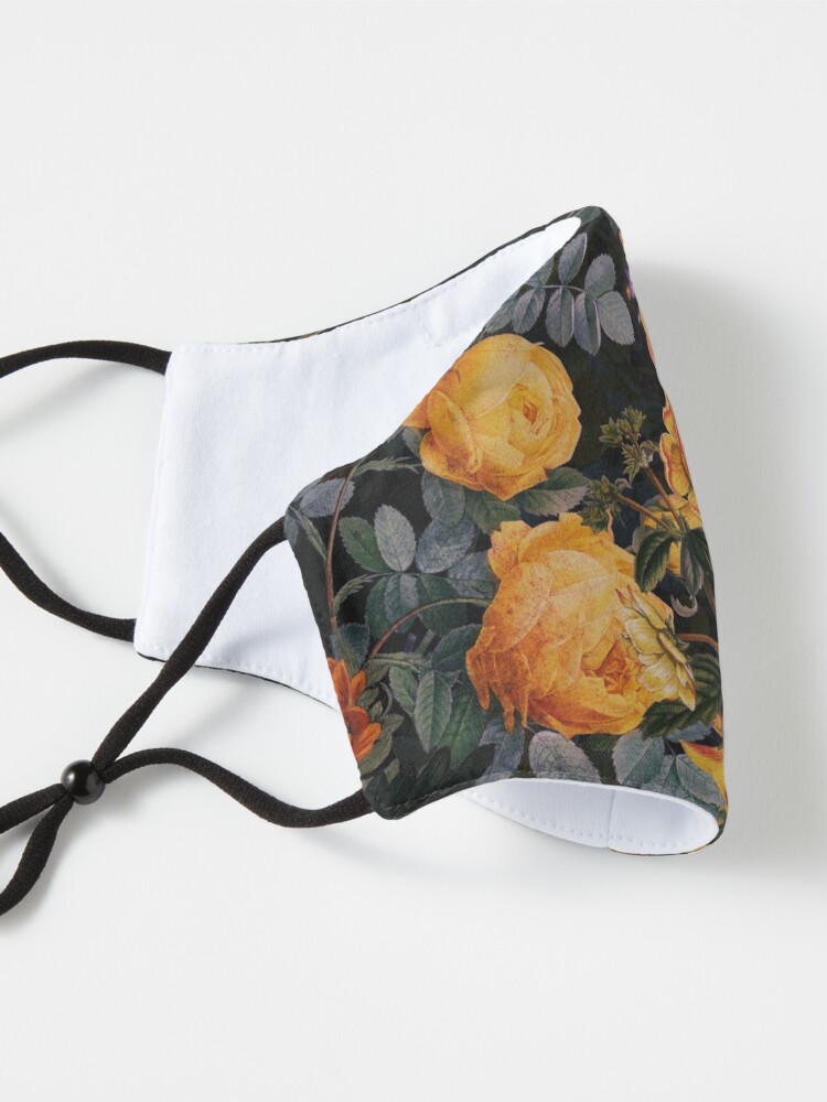 Alternate view of Vintage Botanical Golden Night Garden Mask